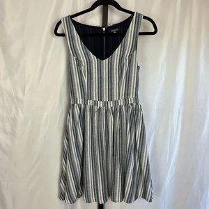 The Letter Linen and Cotton Blend Striped Dress, size XS